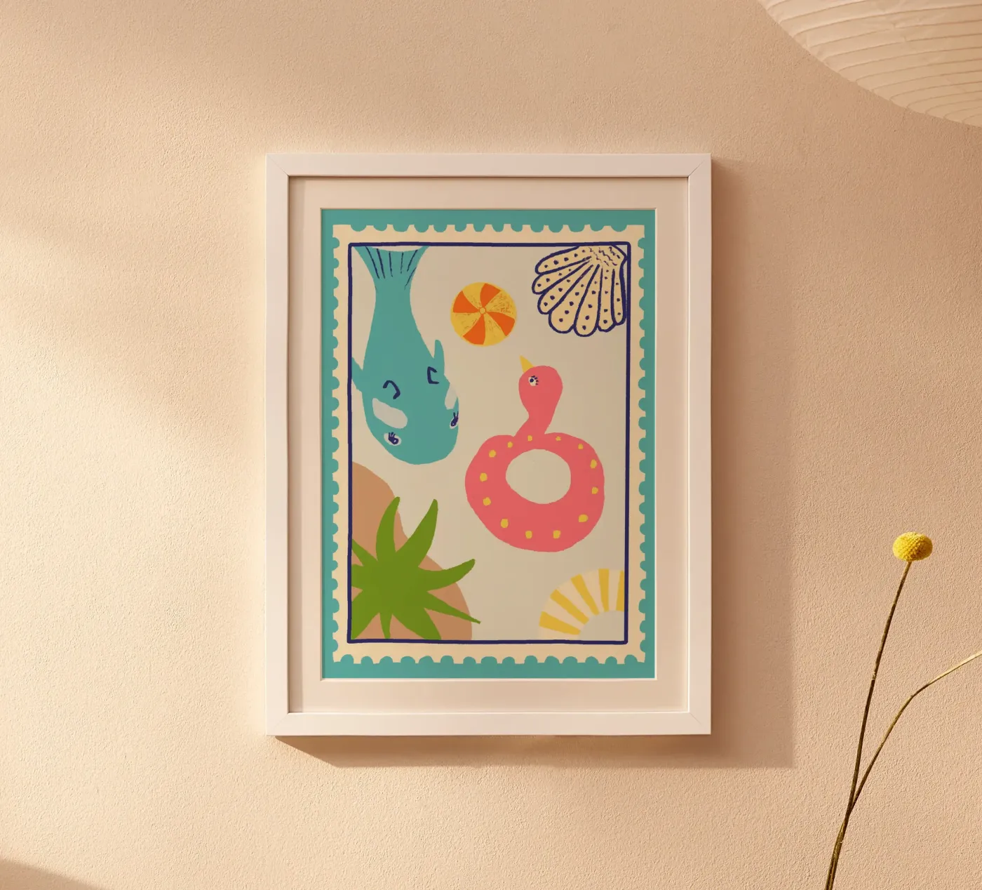 Pool Floats poster van Studio Dolci