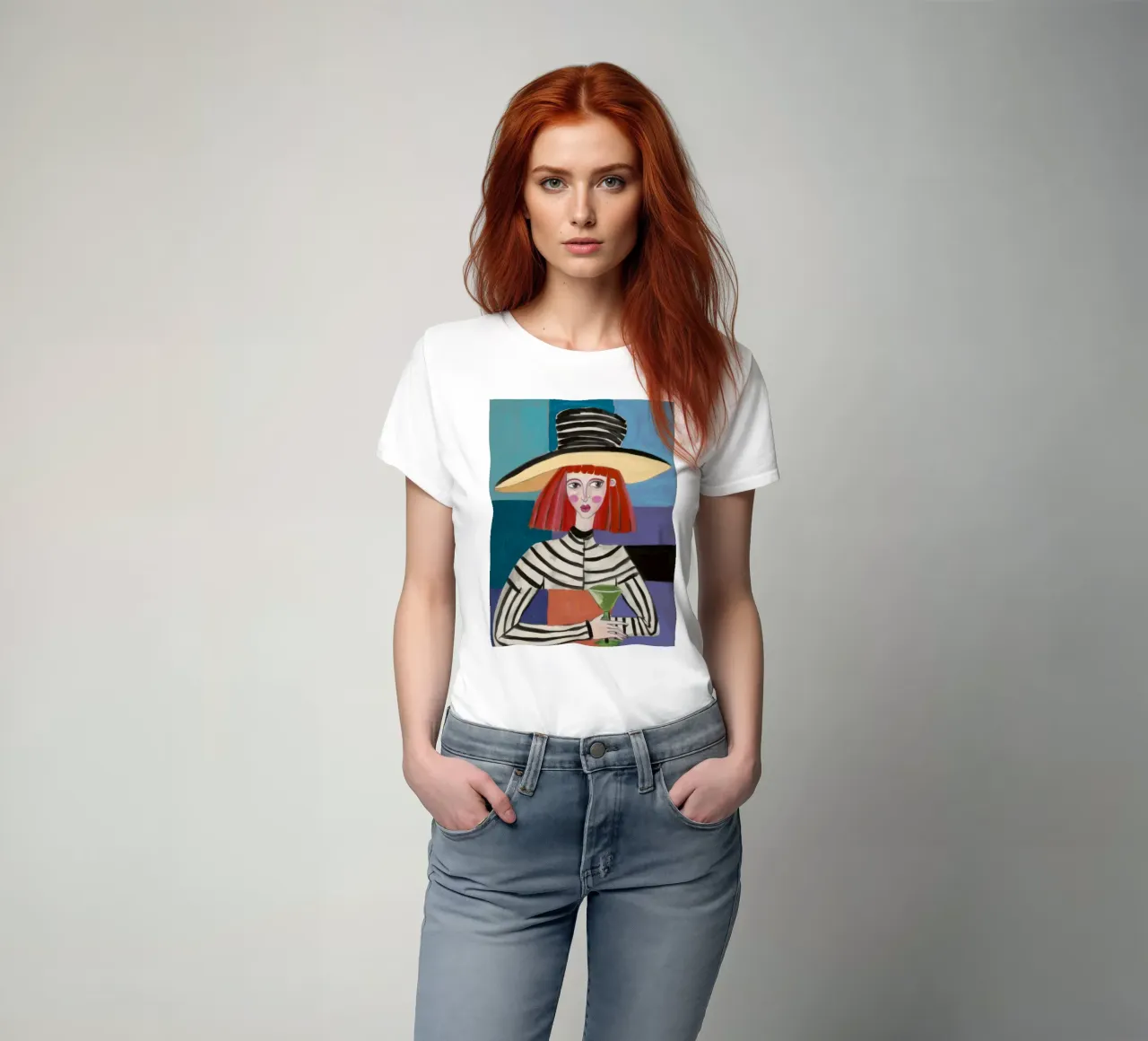 Solitudine a righe t-shirt da Lunar Templar