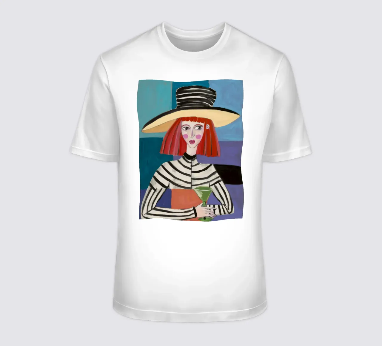 Solitudine a righe t-shirt da Lunar Templar