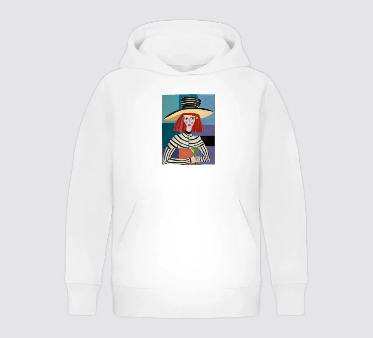 Solitudine a righe felpa bambino con cappuccio da Lunar Templar