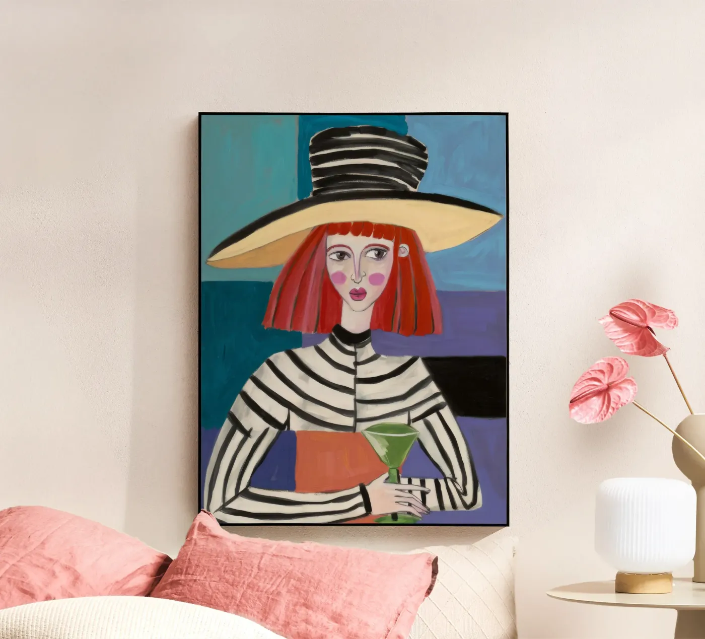 Striped Solitude plexiglas de Lunar Templar