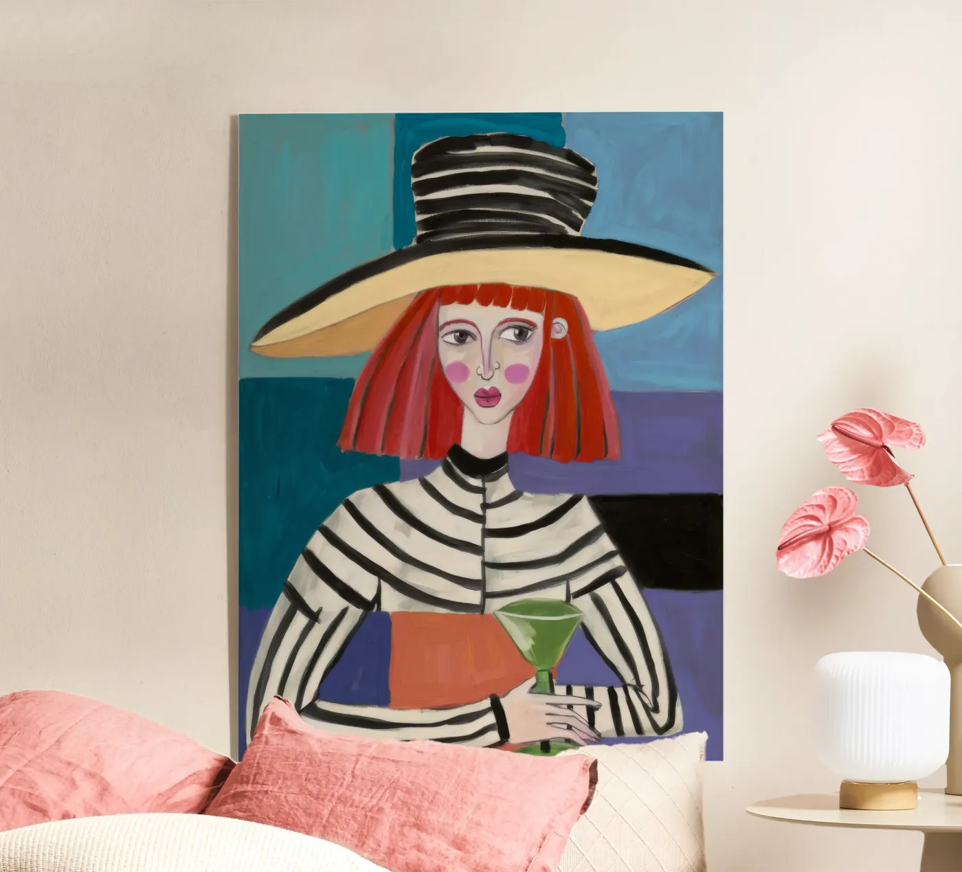 Striped Solitude plexiglas de Lunar Templar