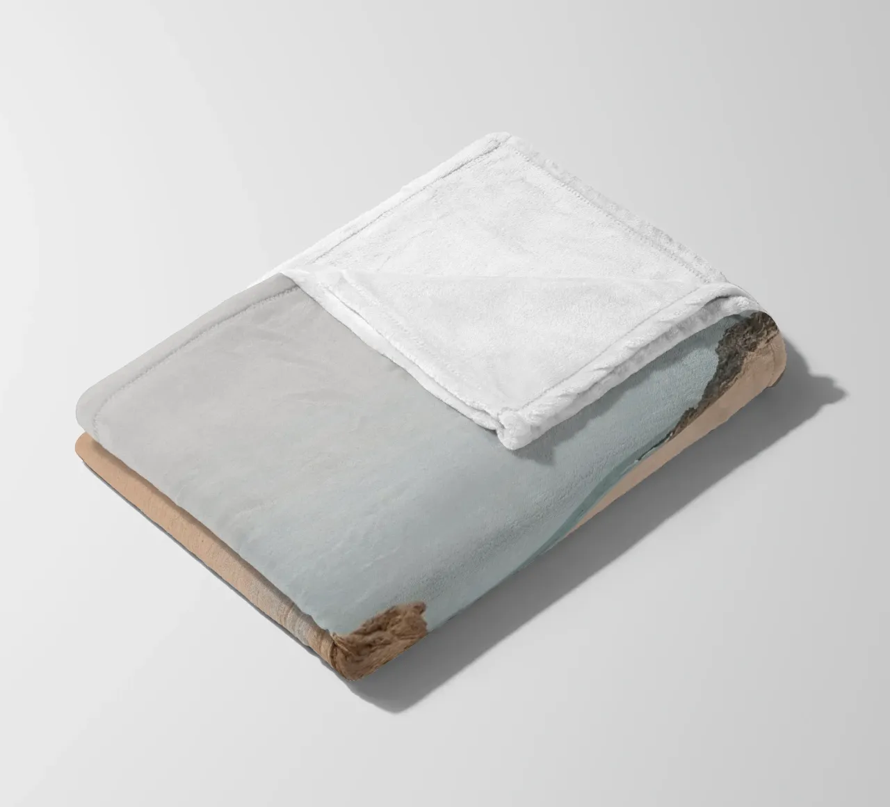 Tracce nella sabbia coperta in pile da BLICKPUNKT