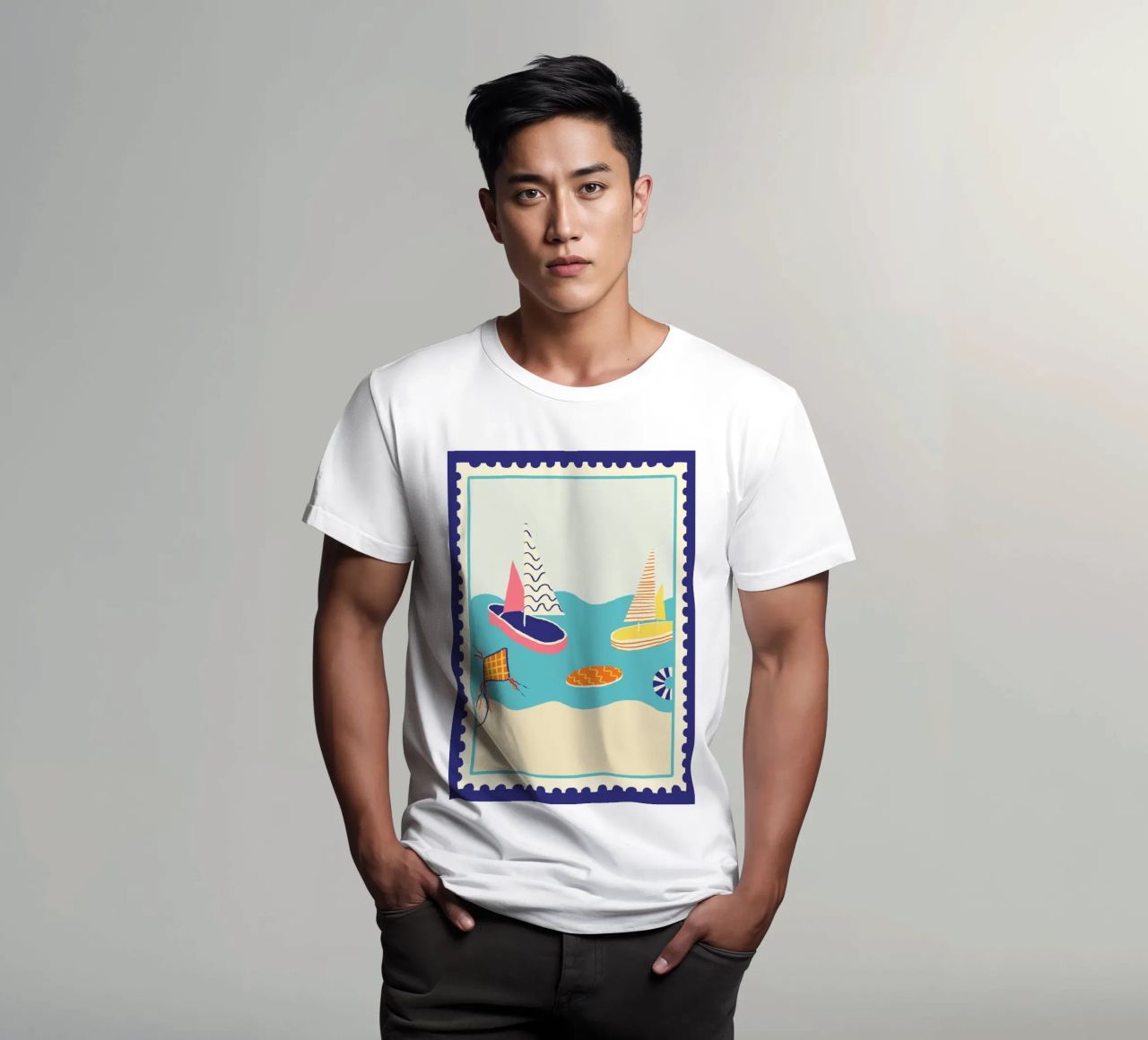 Segelschiffe t-shirt da Studio Dolci