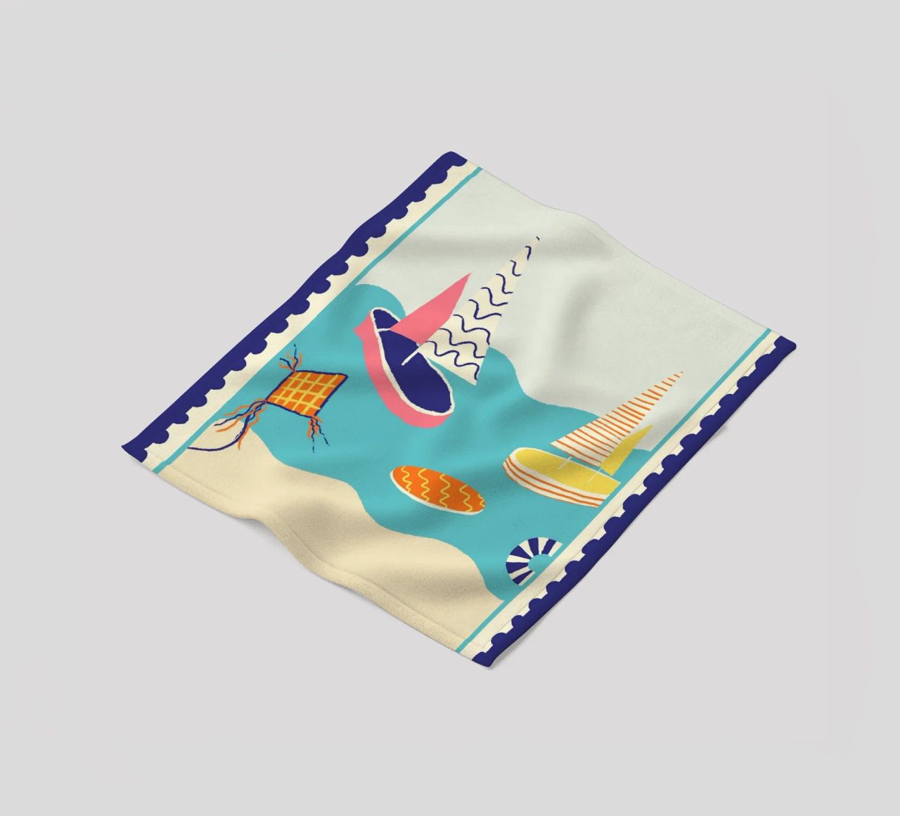 Segelschiffe coperta in pile da Studio Dolci