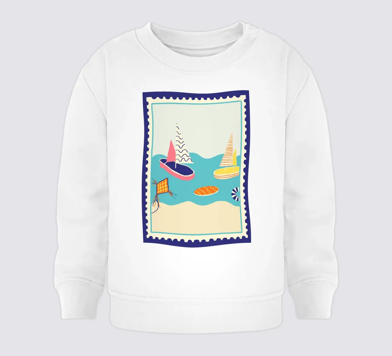 Segelschiffe Baby Sweatshirt von Studio Dolci