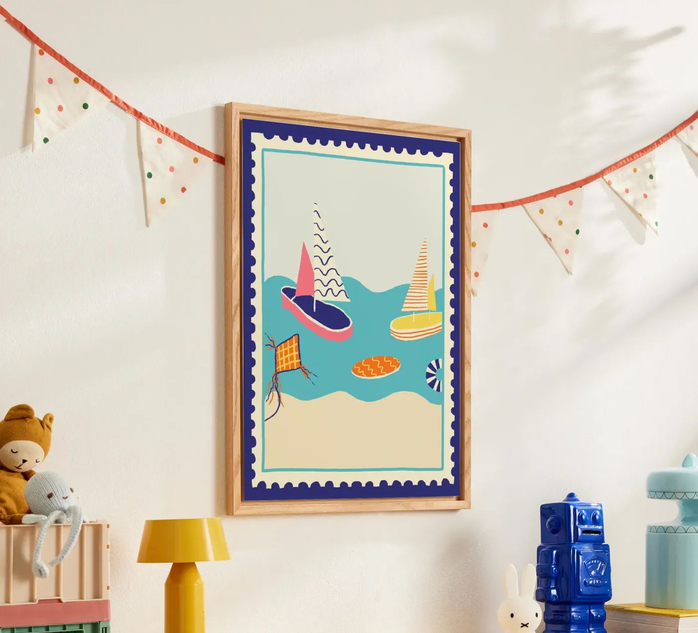 Segelschiffe acryl van Studio Dolci