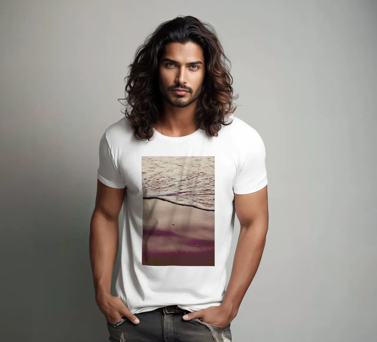 Sunset Waves t-shirt da Victoria Frost