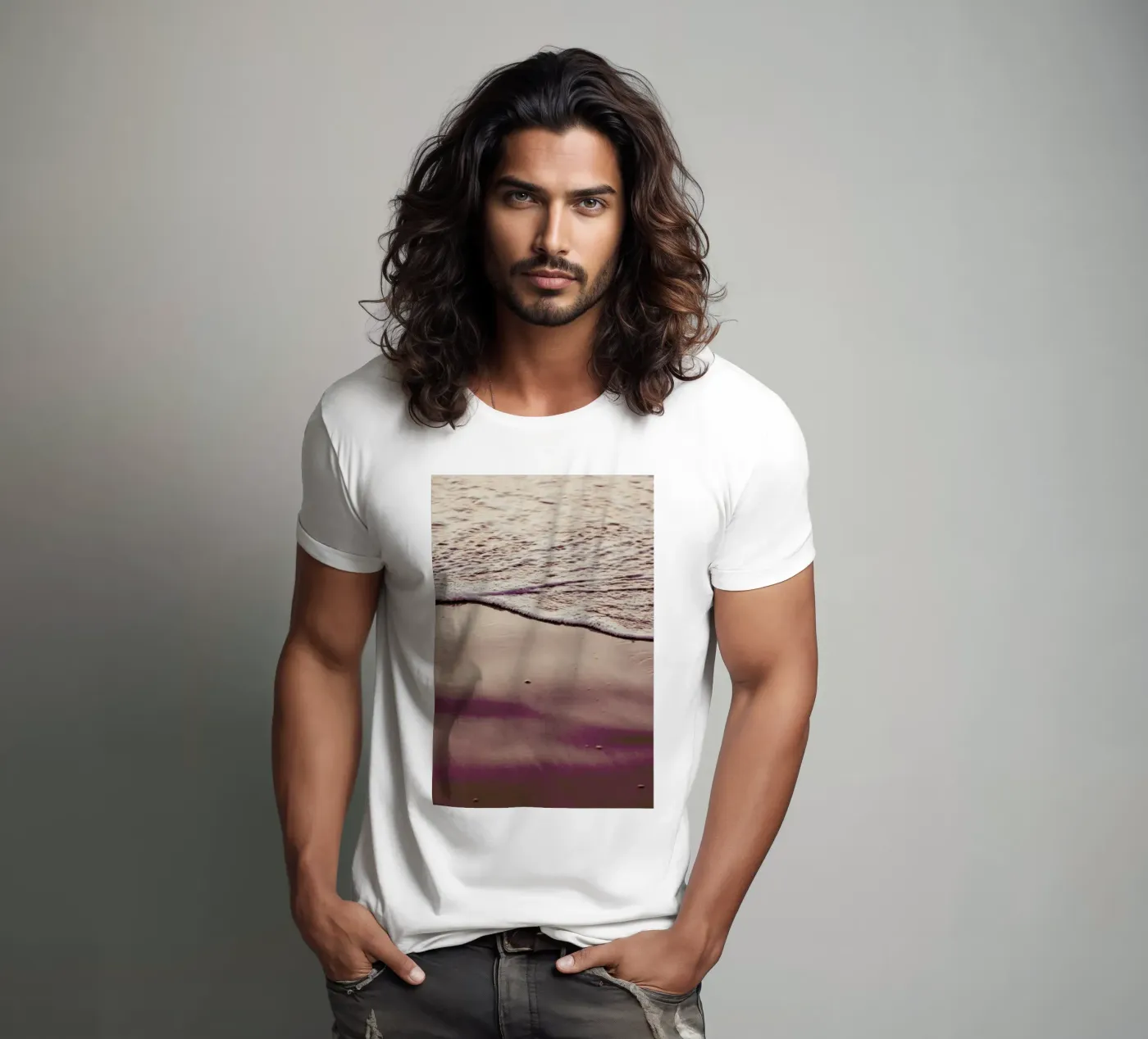 Sunset Waves t-shirt da Victoria Frost