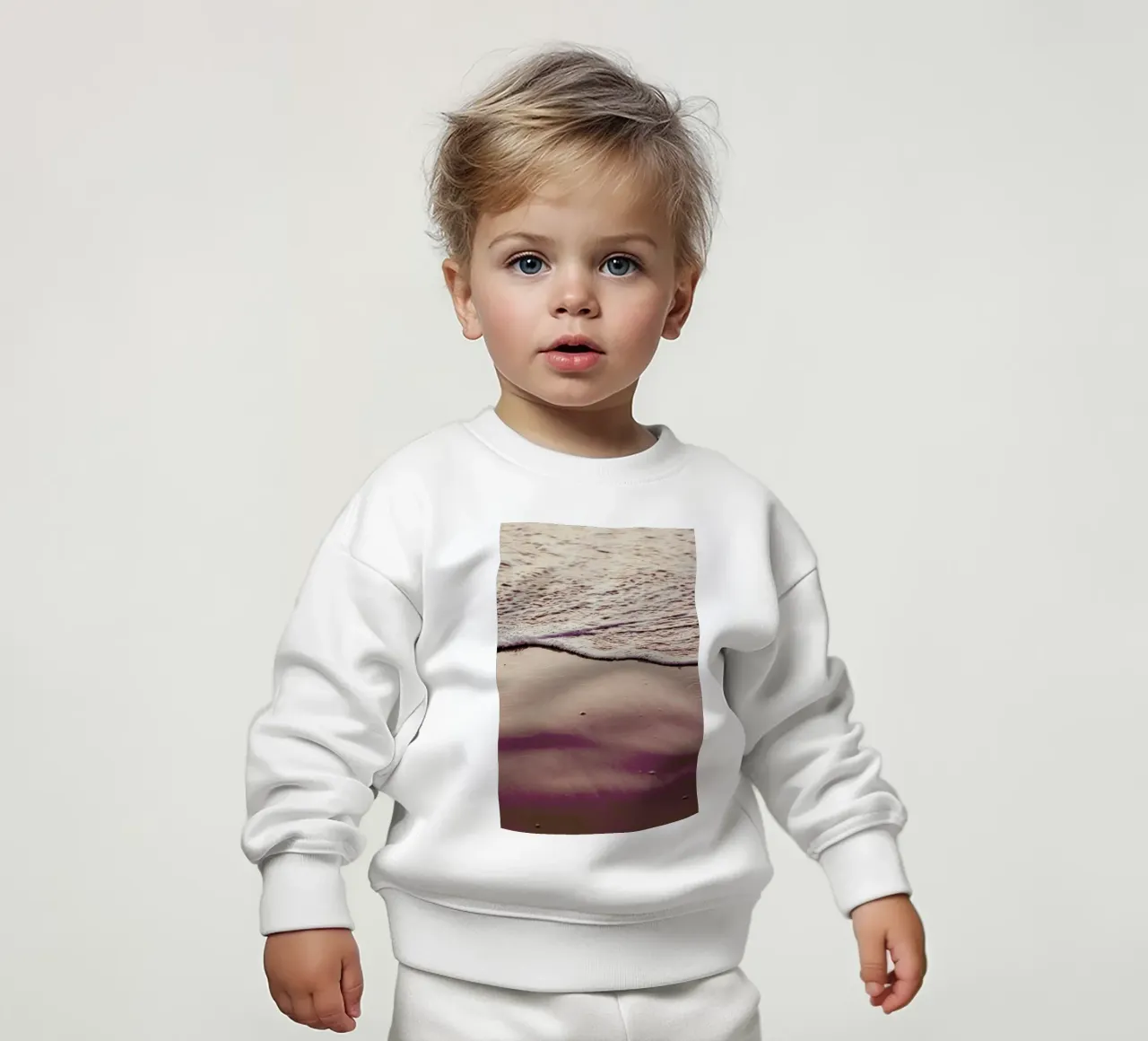 Sunset Waves baby sweatshirt van Victoria Frost