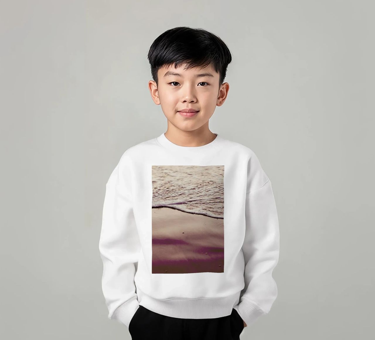 Sunset Waves felpa bambino da Victoria Frost