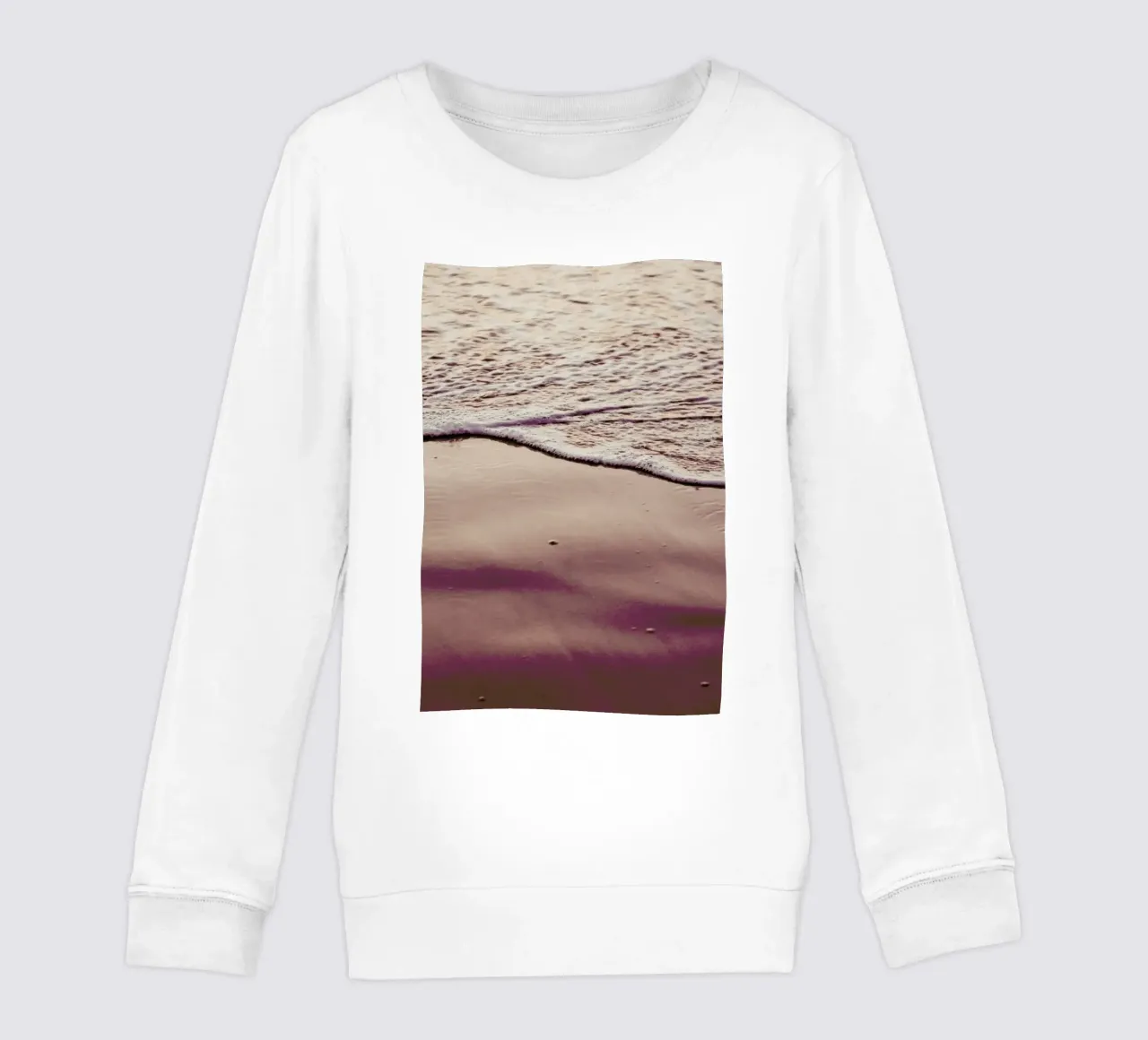 Sunset Waves kids sweatshirt by Victoria Frost