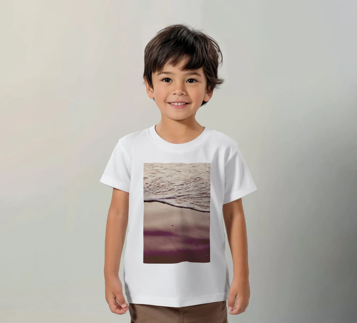 Sunset Waves Kinder T-Shirt von Victoria Frost