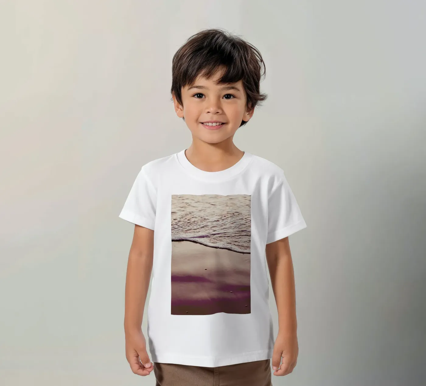 Sunset Waves Kinder T-Shirt von Victoria Frost