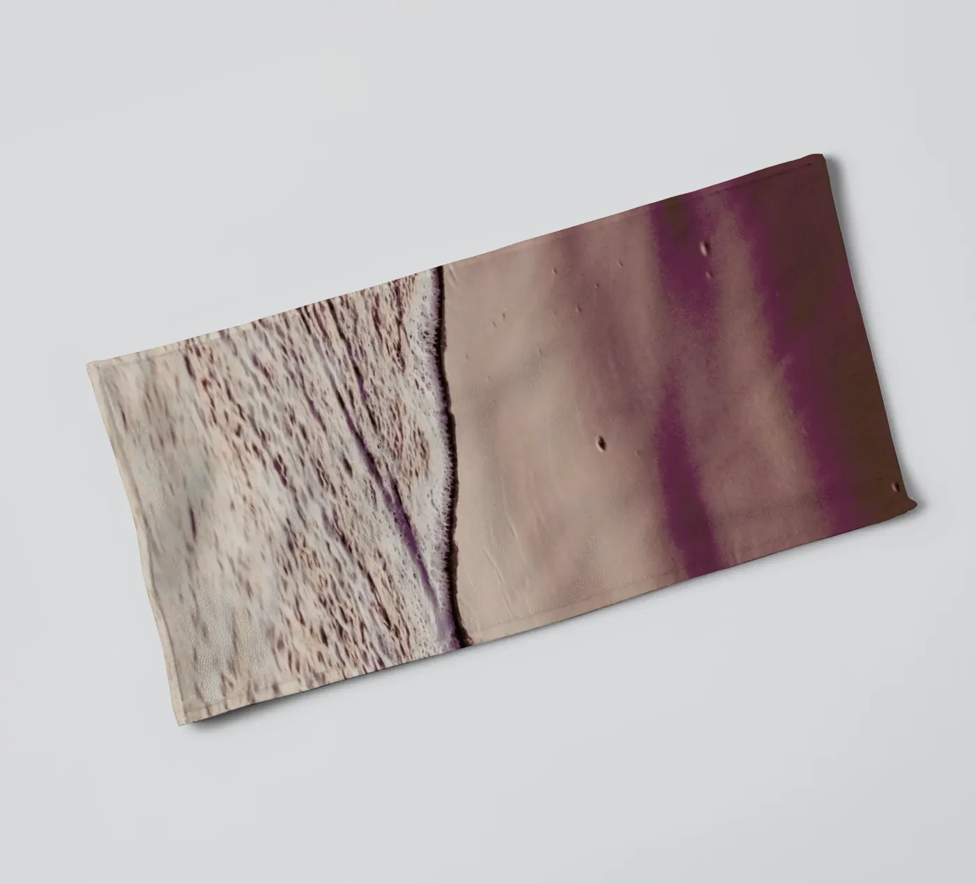 Sunset Waves towel by Victoria Frost