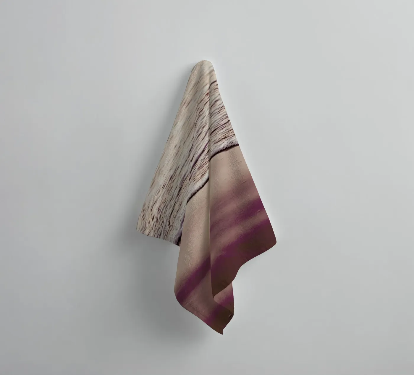 Sunset Waves towel by Victoria Frost