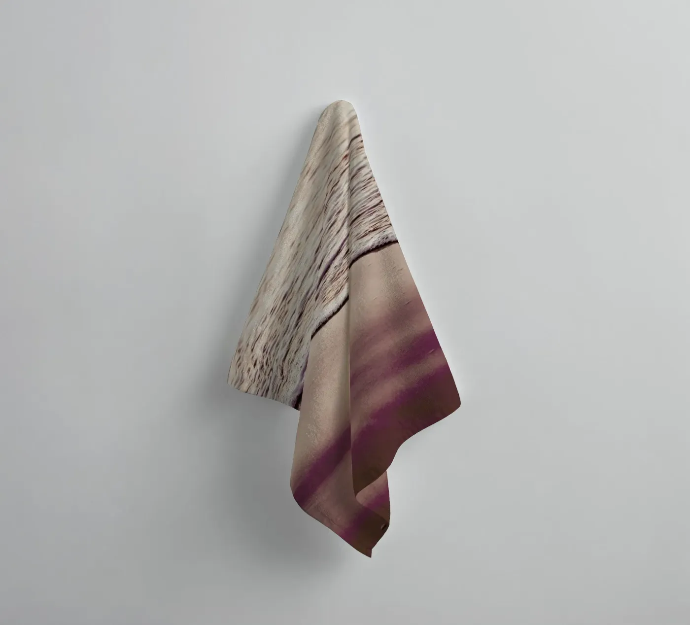 Sunset Waves towel by Victoria Frost