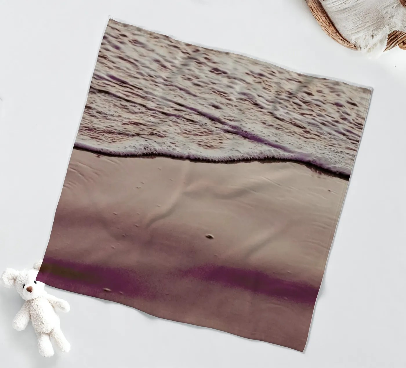 Sunset Waves Fleecedecke von Victoria Frost