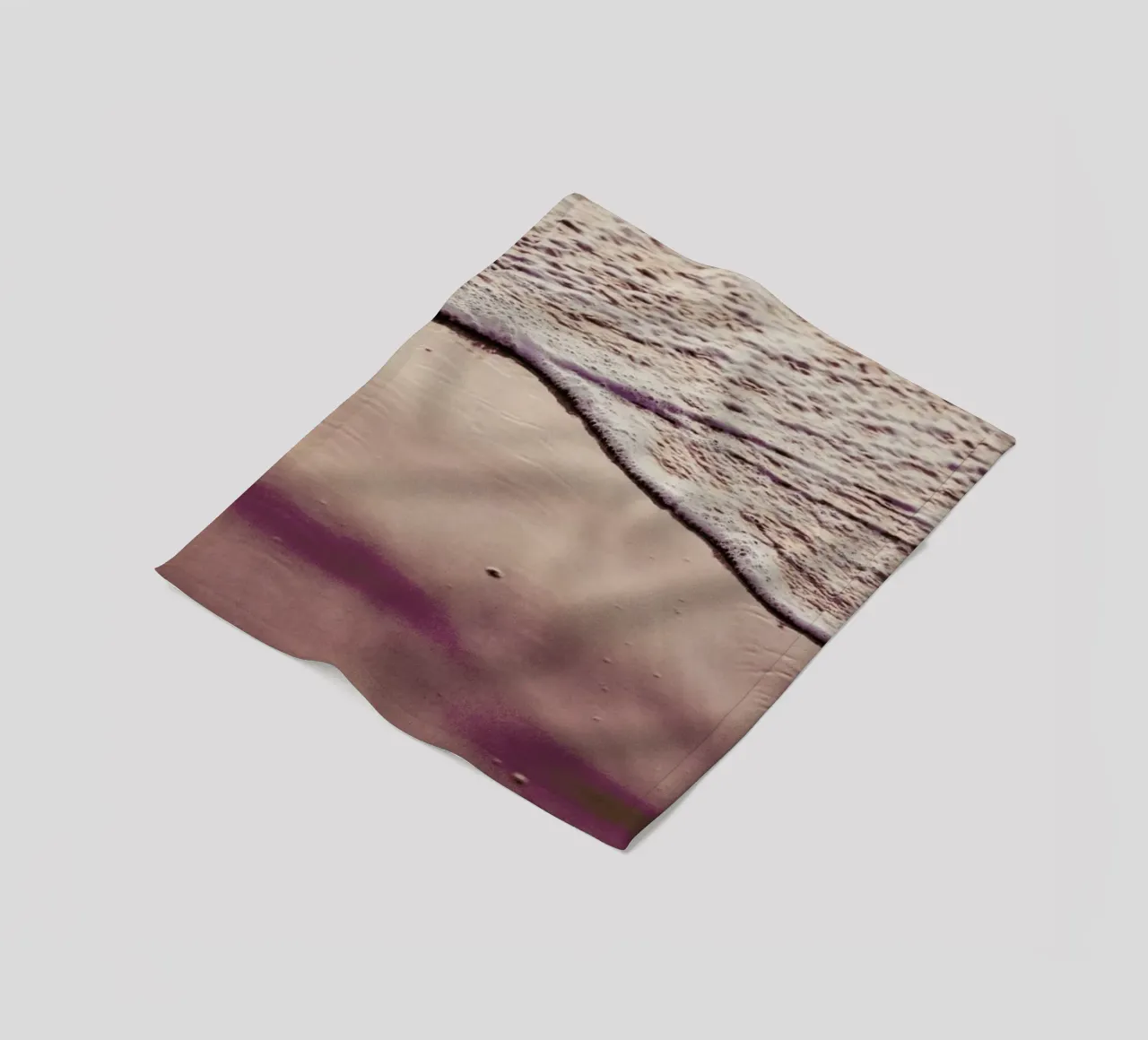 Sunset Waves Fleecedecke von Victoria Frost