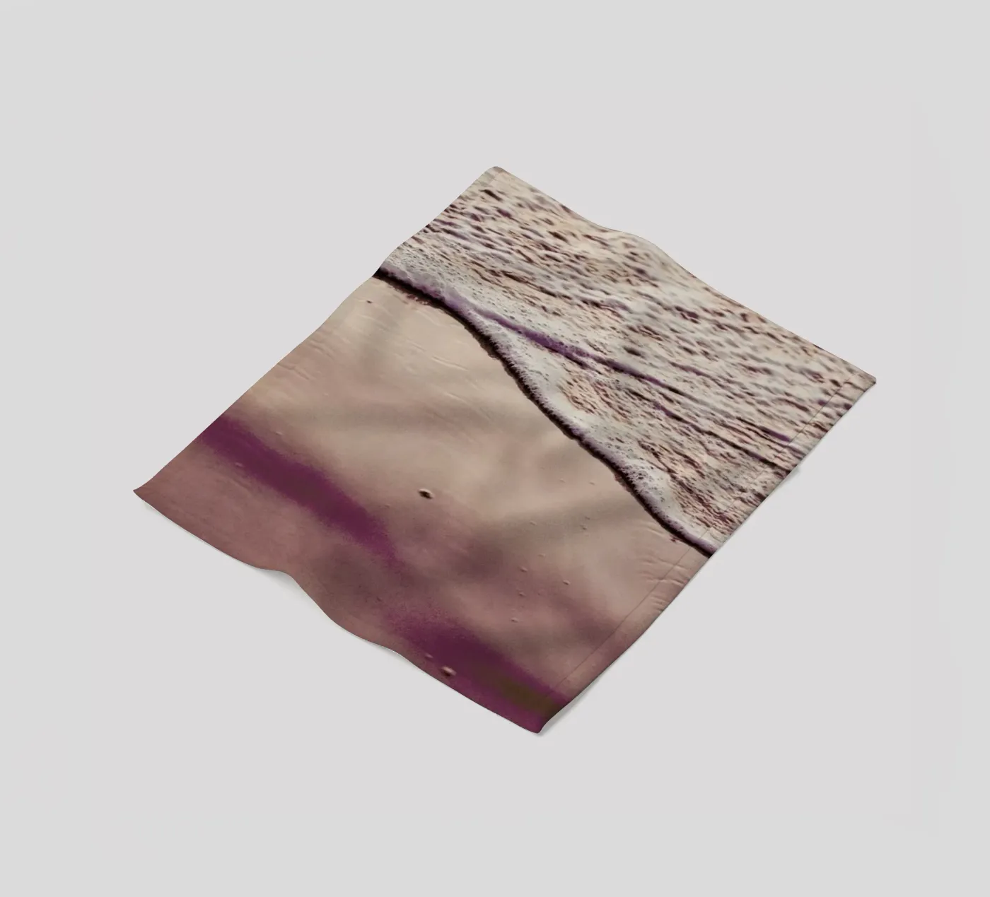 Sunset Waves Fleecedecke von Victoria Frost