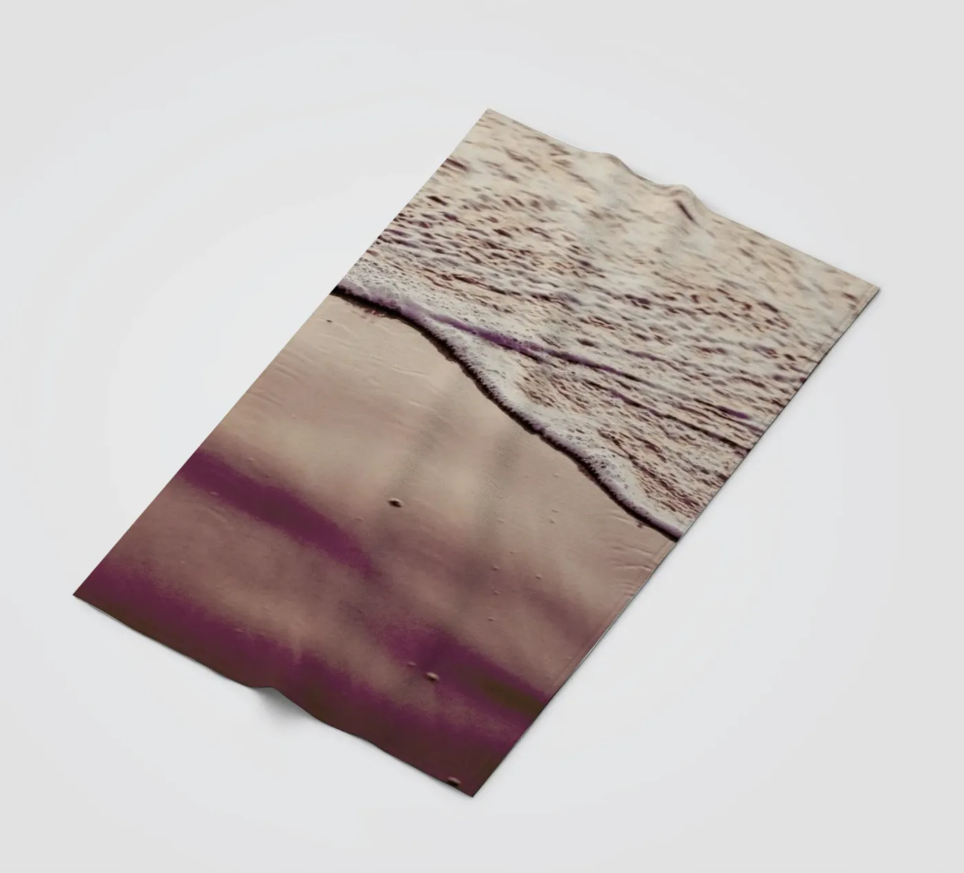 Sunset Waves Fleecedecke von Victoria Frost