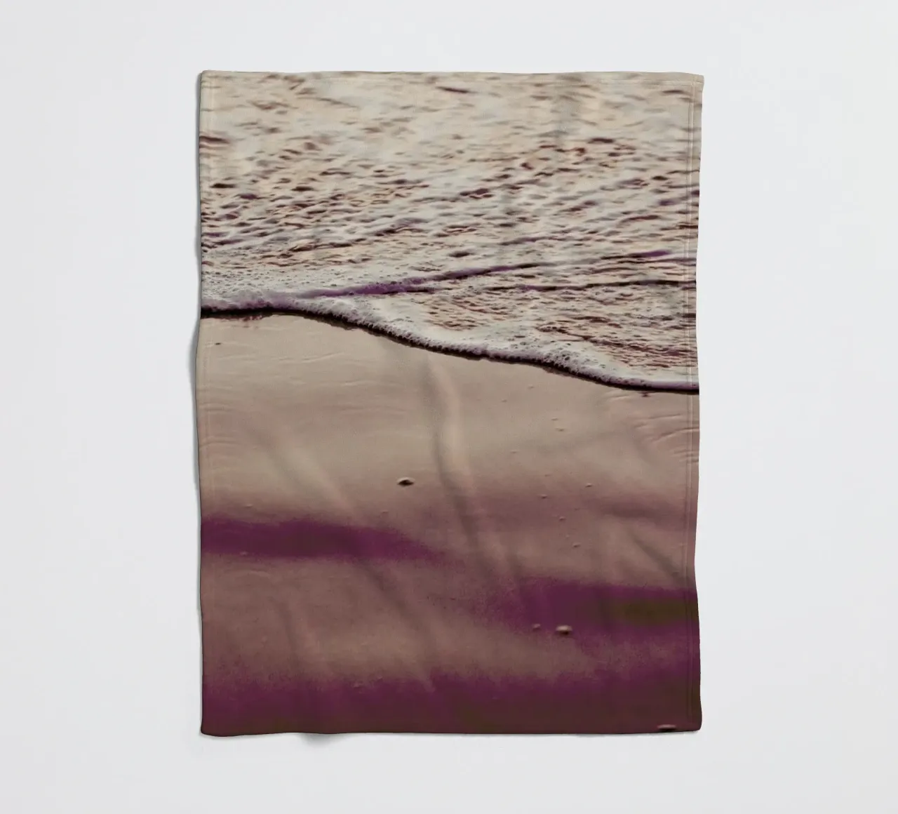 Sunset Waves Fleecedecke von Victoria Frost