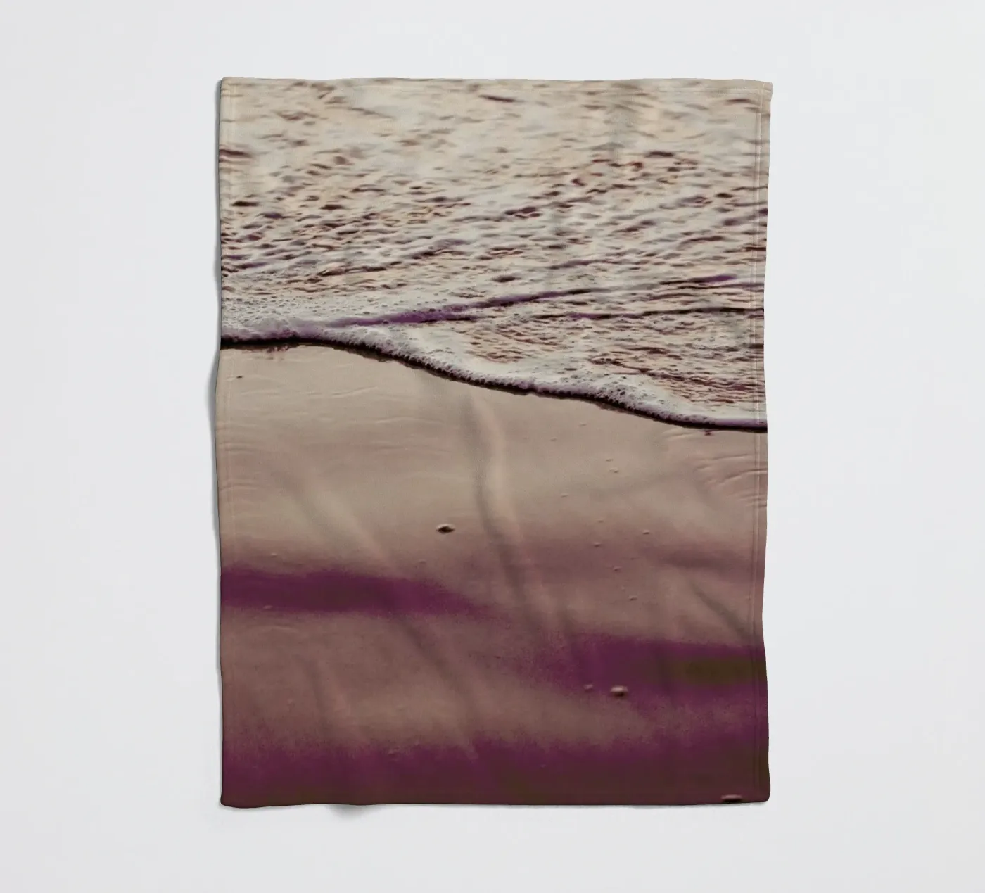 Sunset Waves Fleecedecke von Victoria Frost