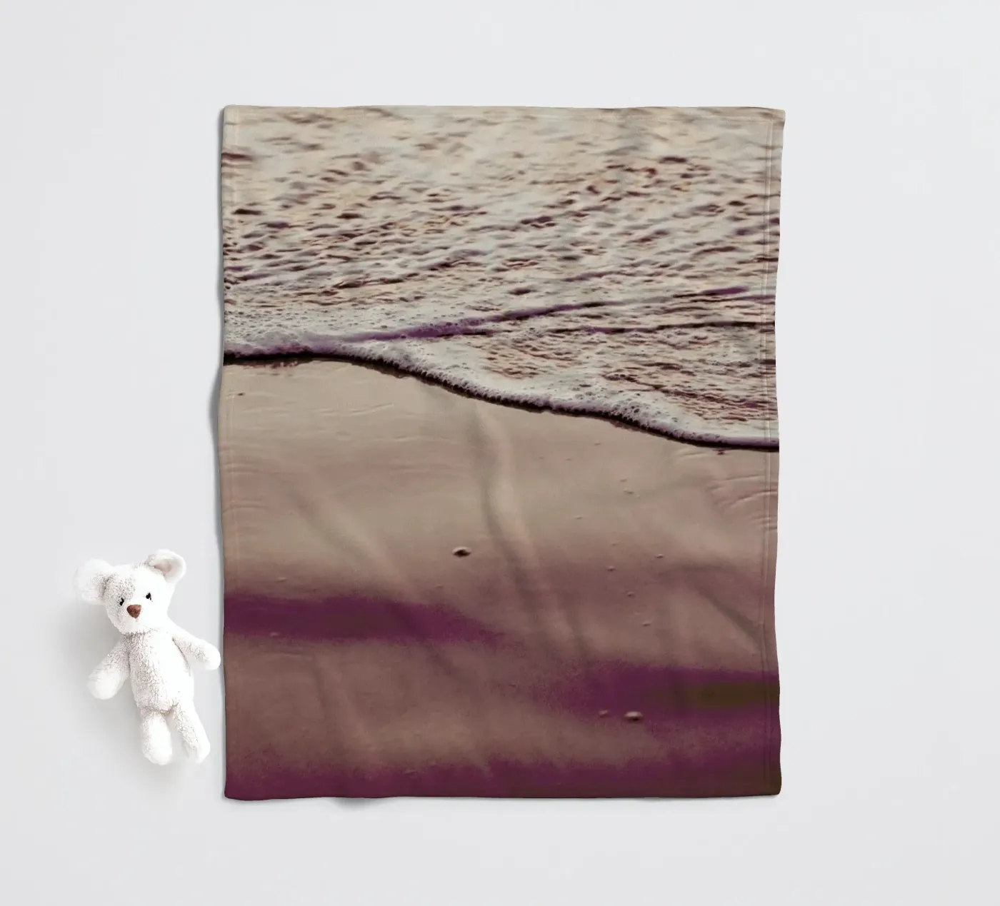 Sunset Waves Fleecedecke von Victoria Frost