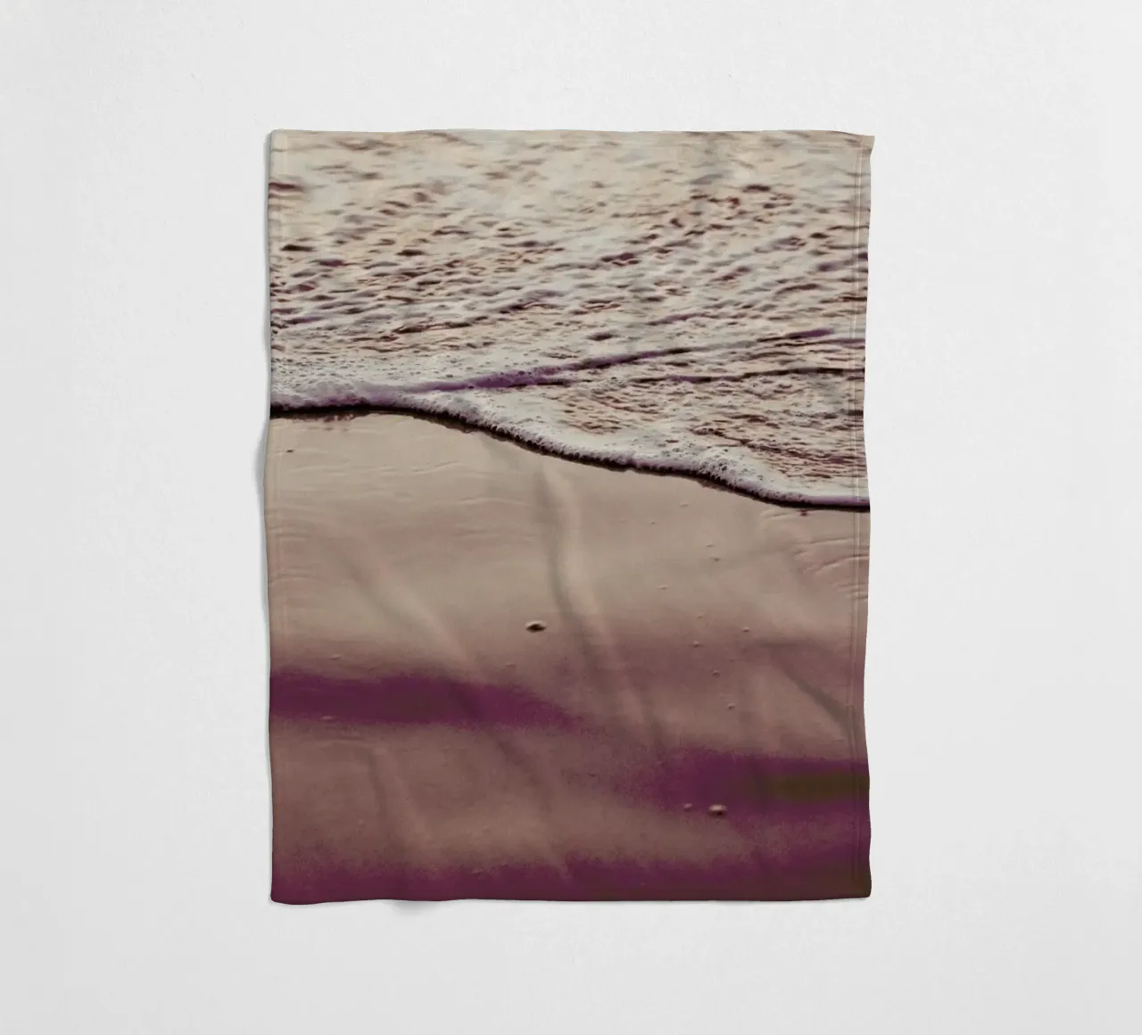 Sunset Waves Fleecedecke von Victoria Frost