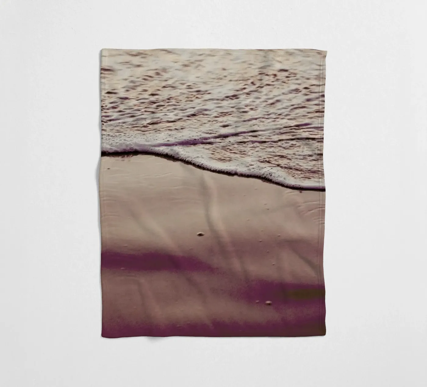 Sunset Waves Fleecedecke von Victoria Frost