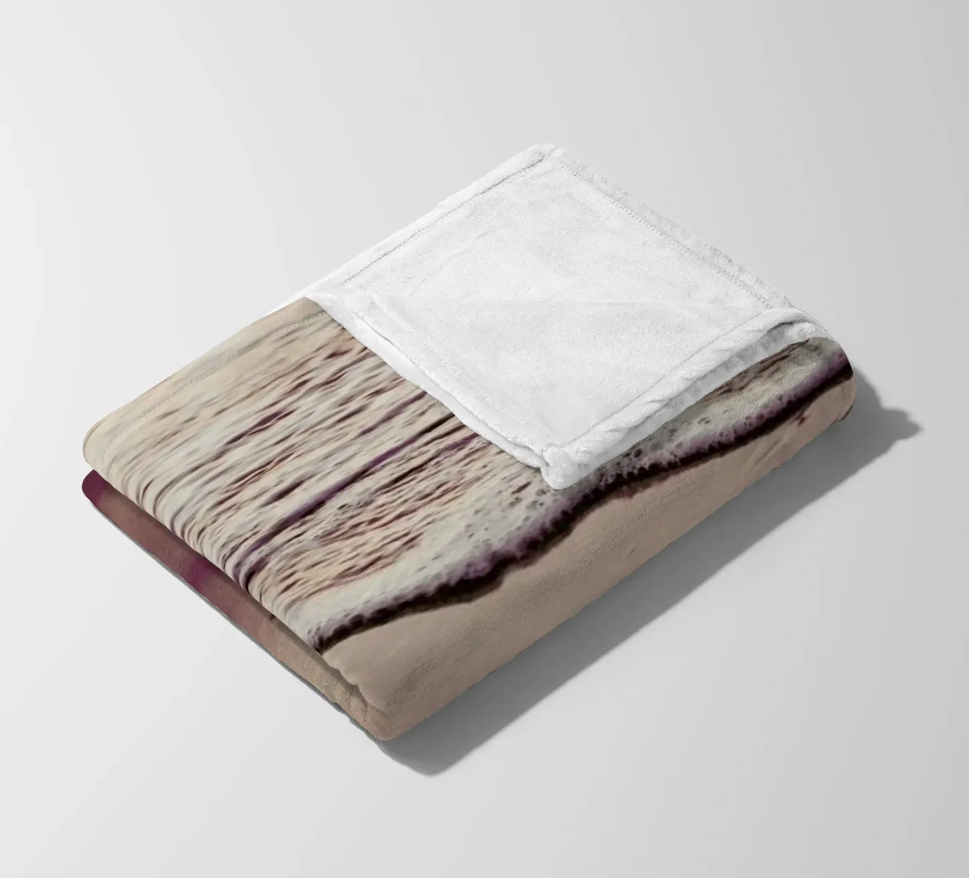 Sunset Waves plaid polaire de Victoria Frost