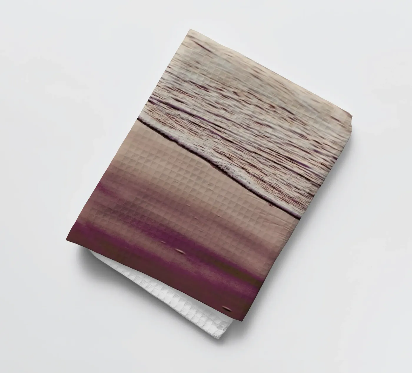 Sunset Waves tea towel by Victoria Frost