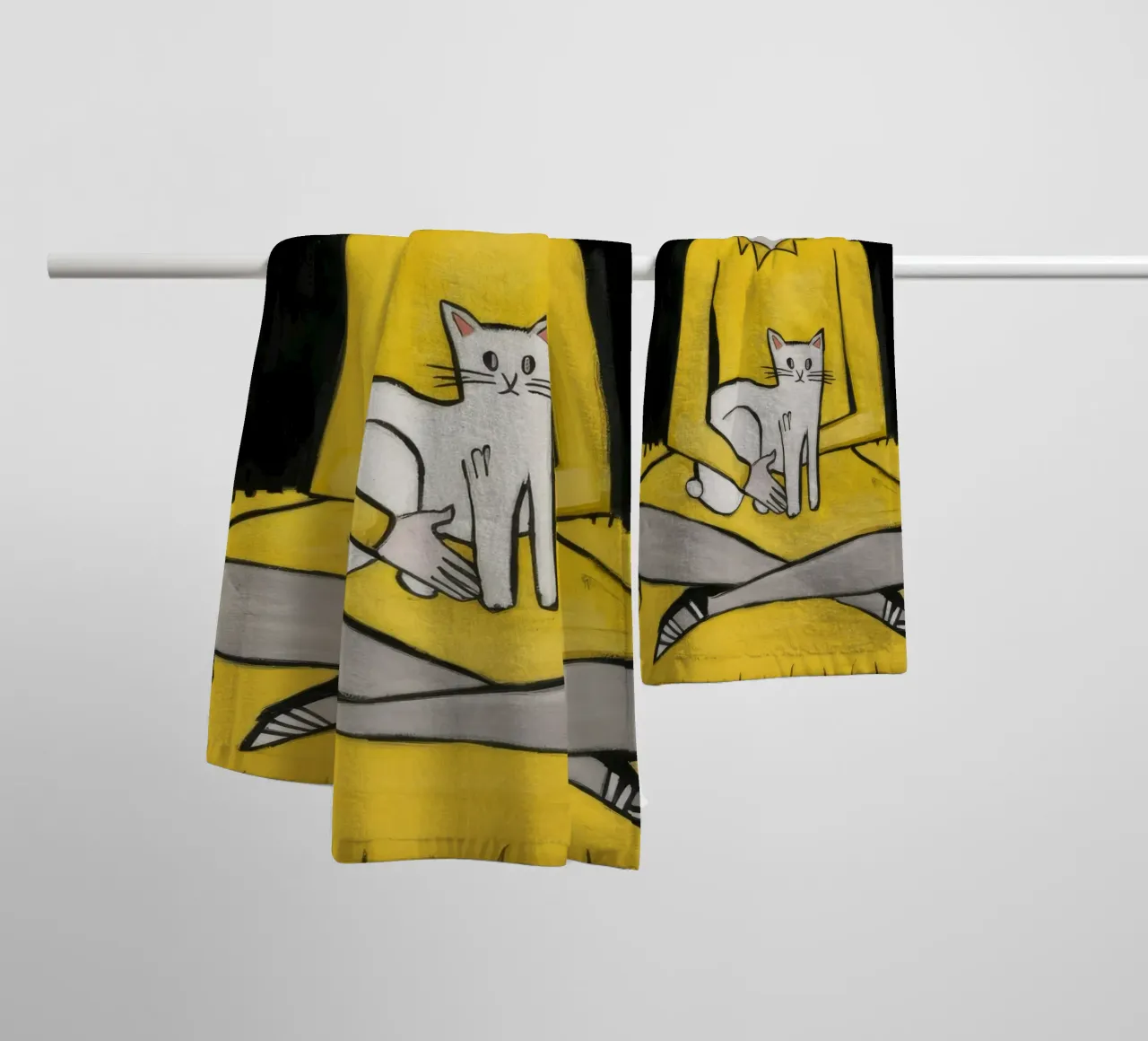 Friedliche Bindung Handtuch von Lunar Templar