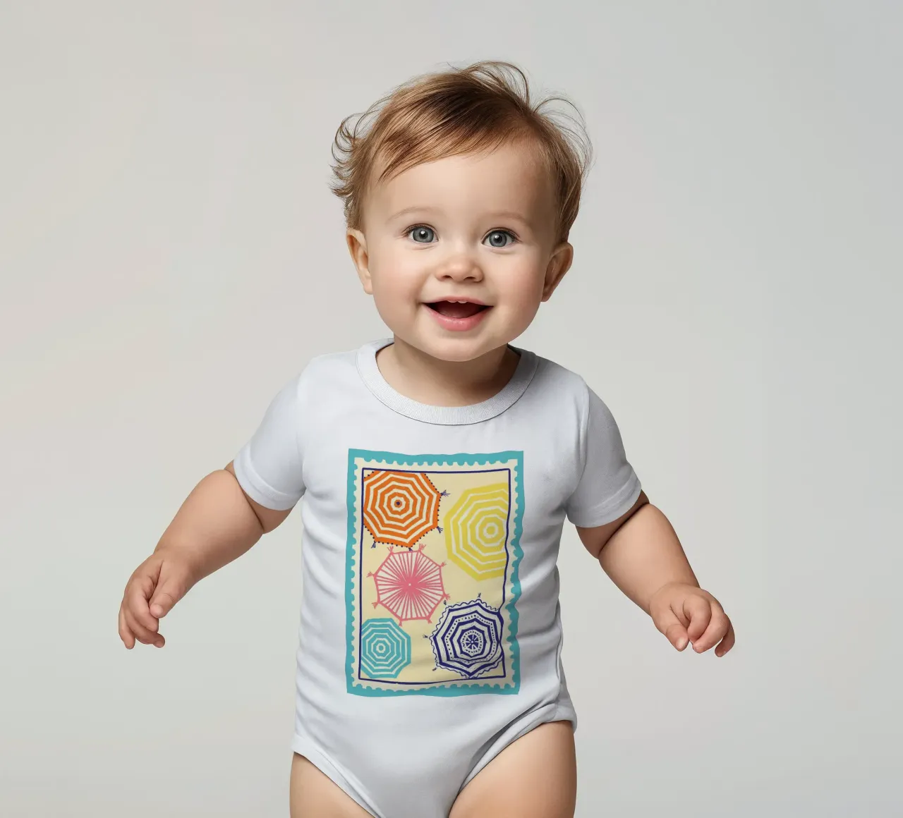 Sonnenschrime body neonato maniche corte da Studio Dolci