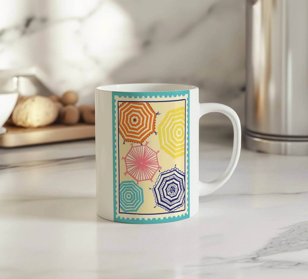 Sonnenschrime tazza in ceramica da Studio Dolci