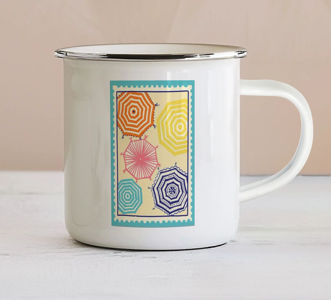 Sonnenschrime tazza in smalto da Studio Dolci