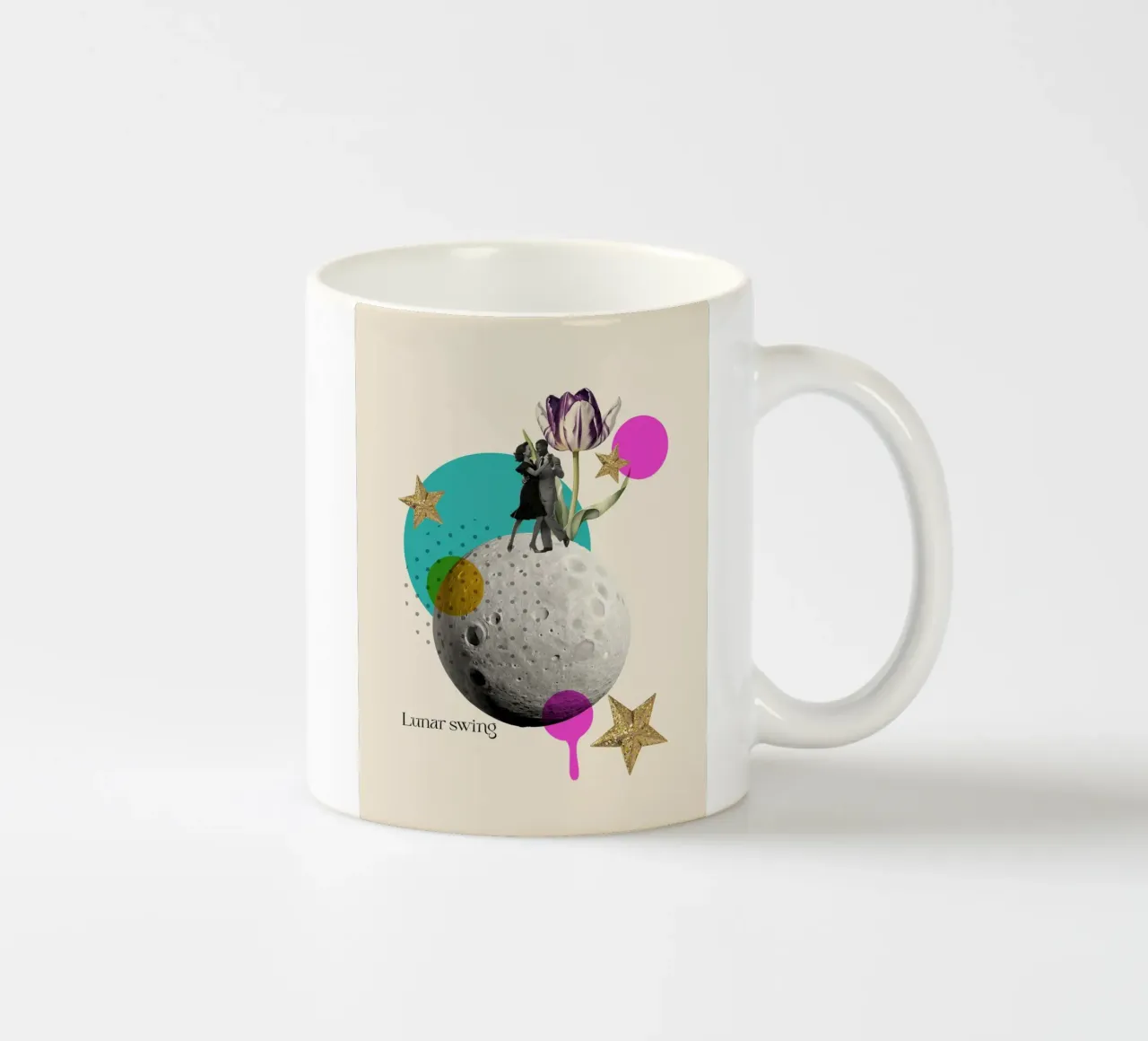 Lunar Swing tazza in ceramica da Indigo Rain