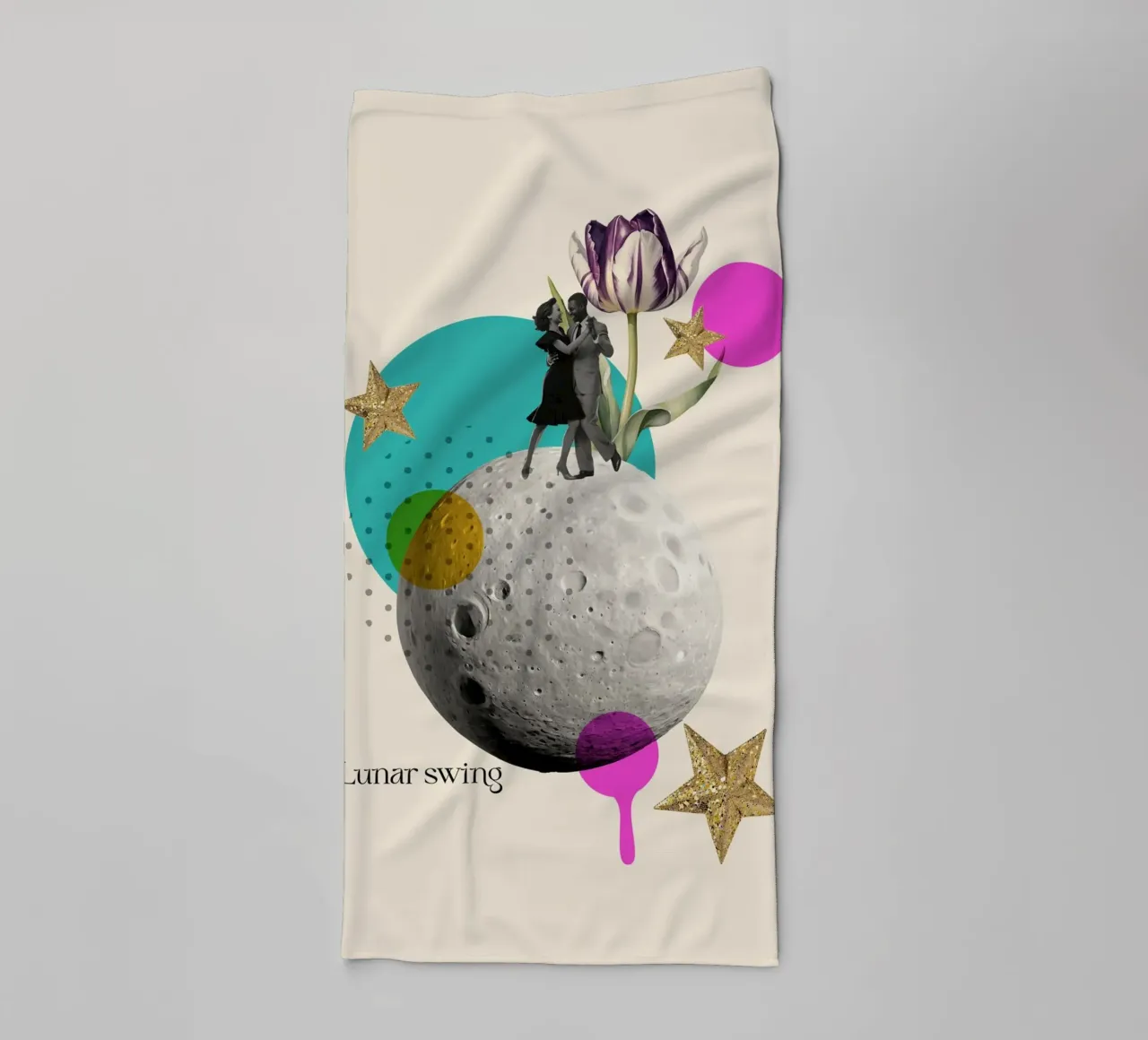 Lunar Swing asciugamano da bagno da Indigo Rain
