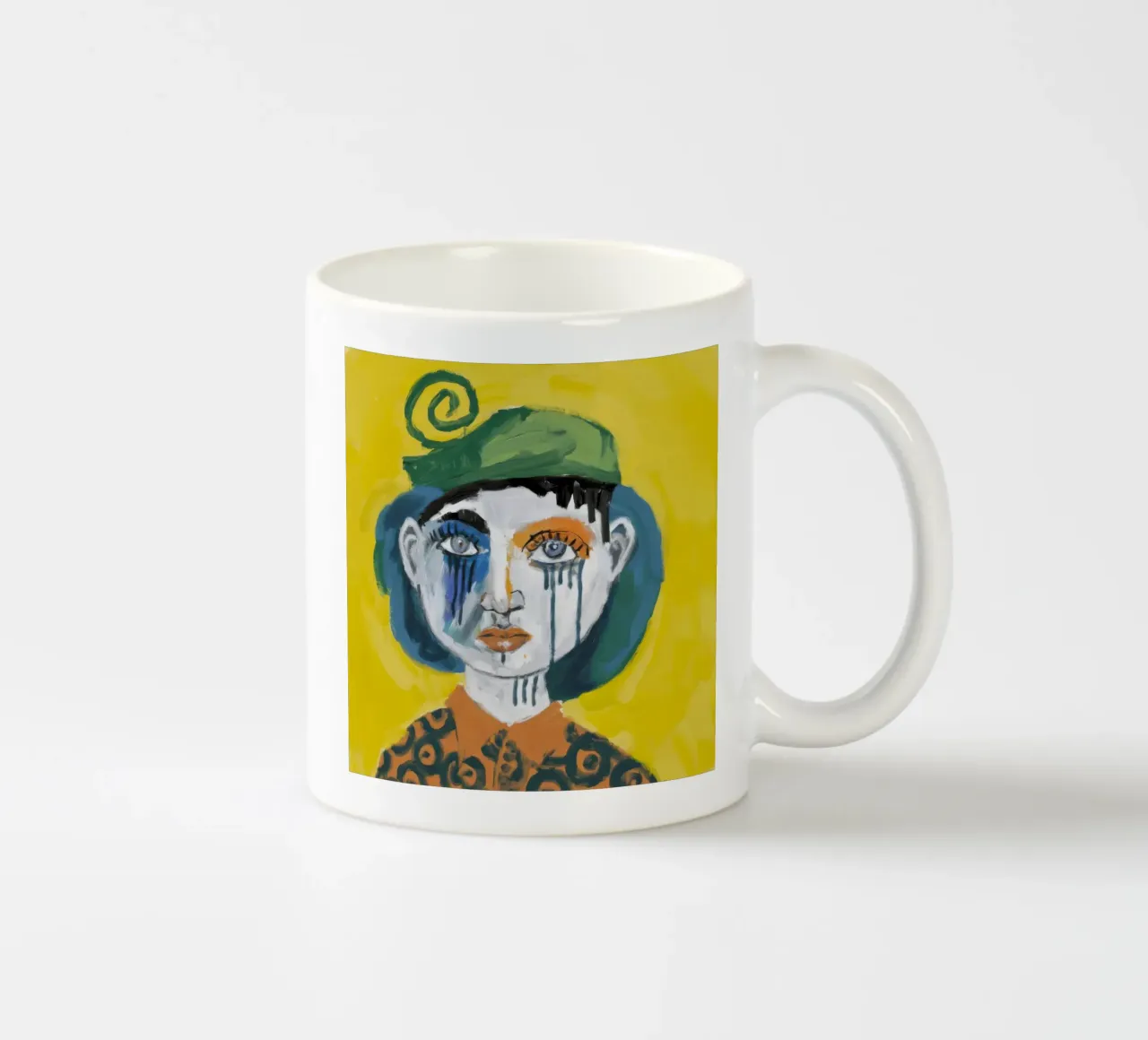 Ritratto eccentrico tazza in ceramica da Lunar Templar