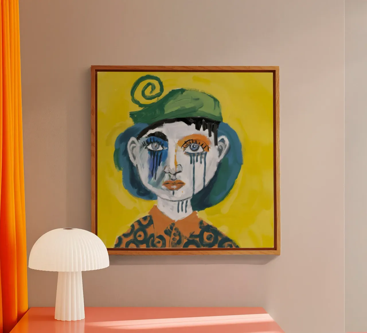 Quirky Portrait plexiglass da Lunar Templar