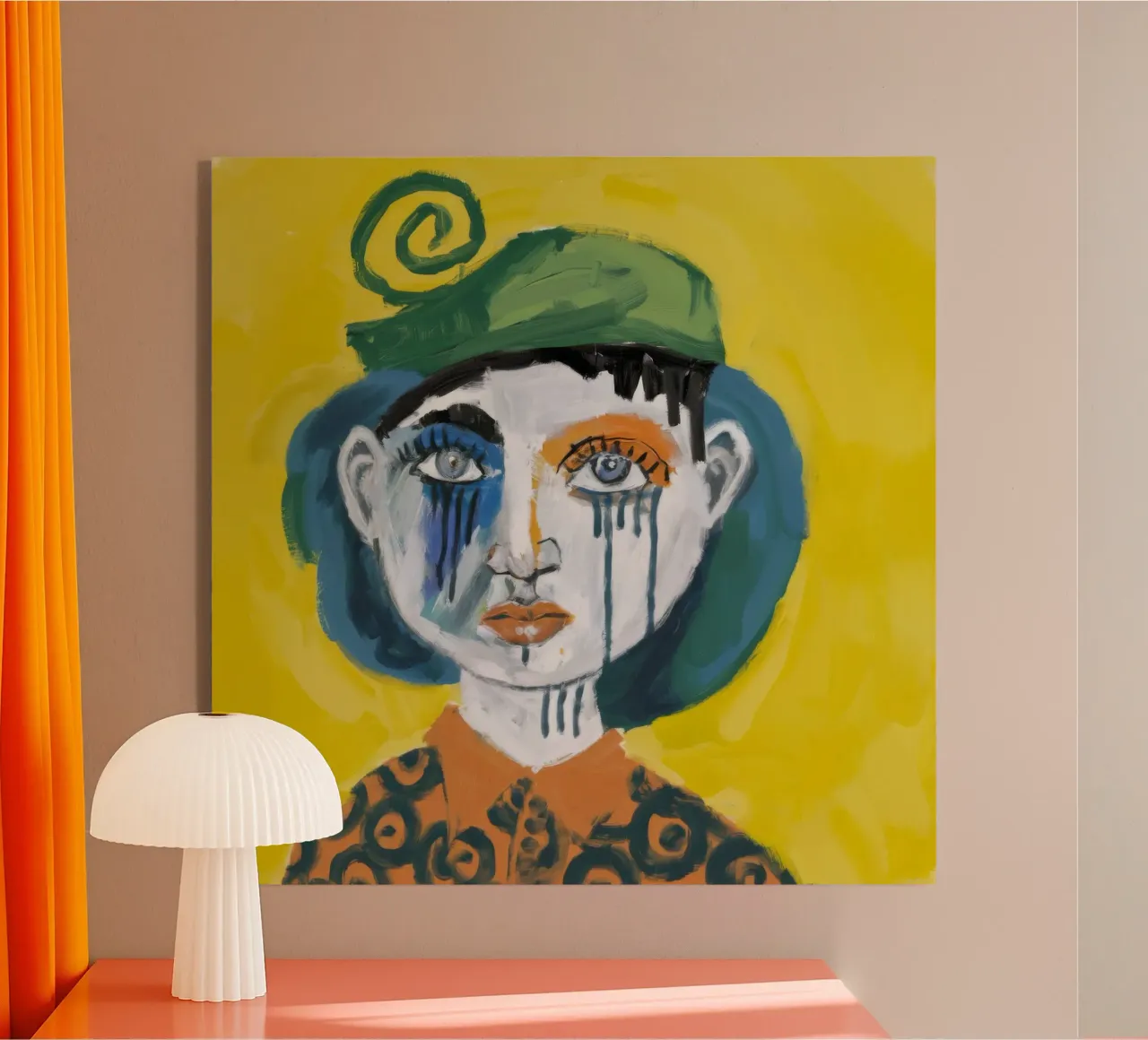 Quirky Portrait plexiglass da Lunar Templar