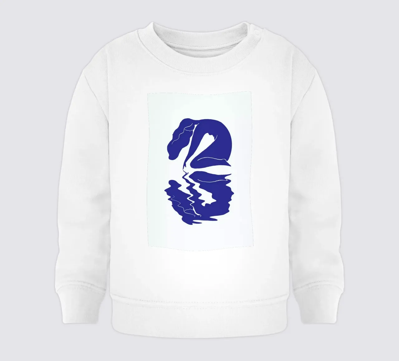 Blurred Blue felpa neonato da Graphite
