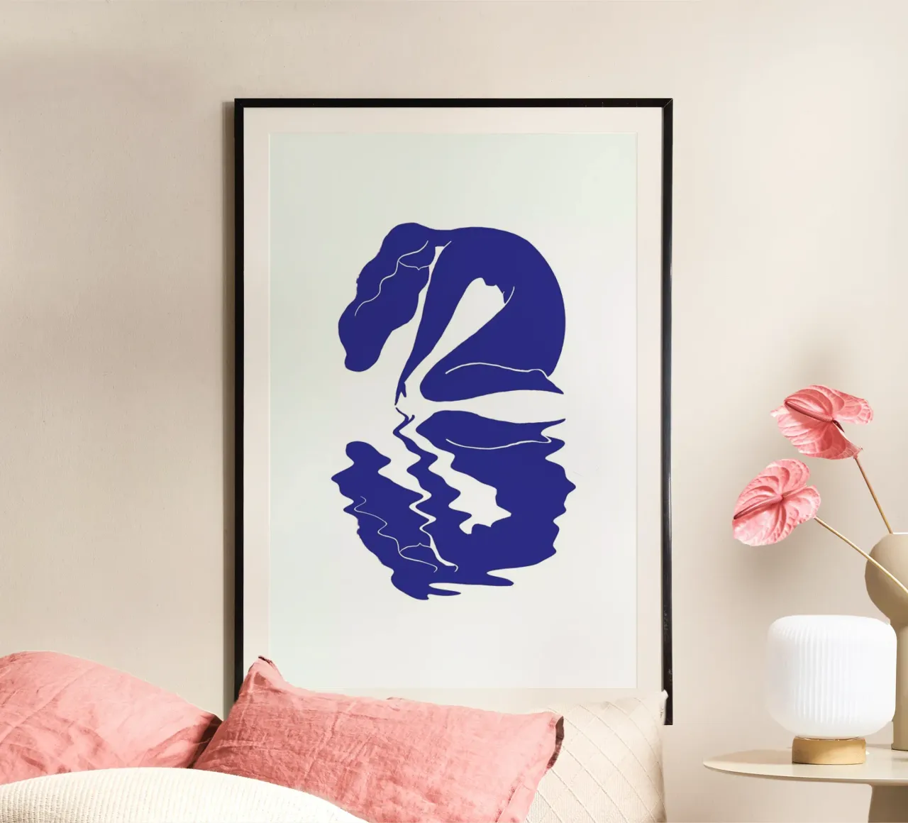 Blurred Blue poster da Graphite