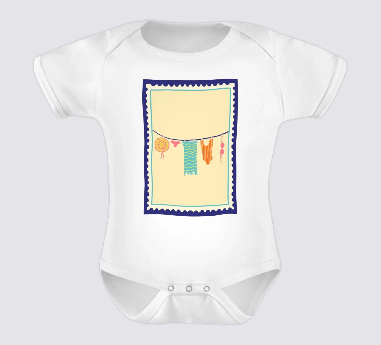 Strandtag body neonato maniche corte da Studio Dolci