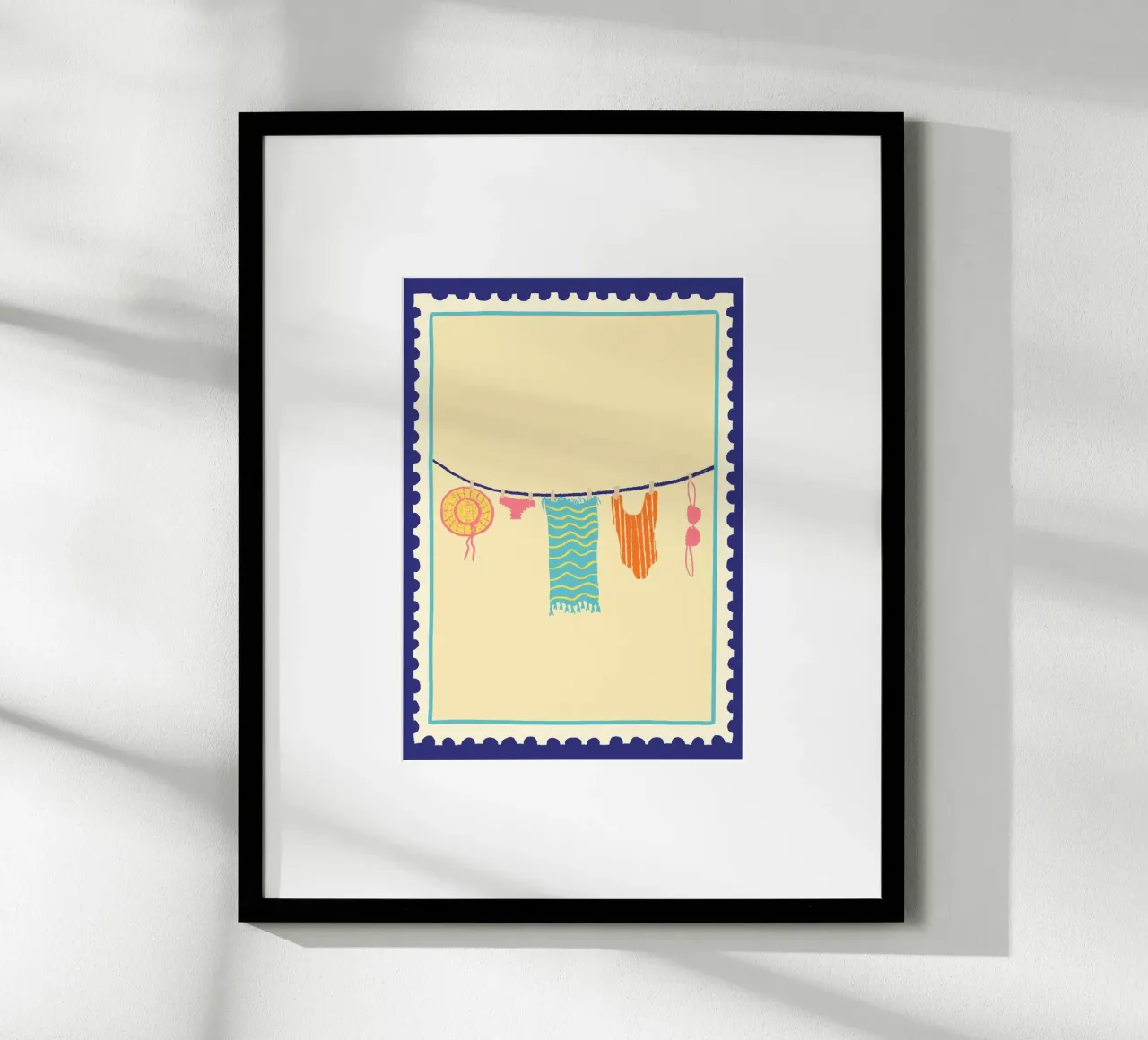 Strandtag poster con telaio in plastica da Studio Dolci