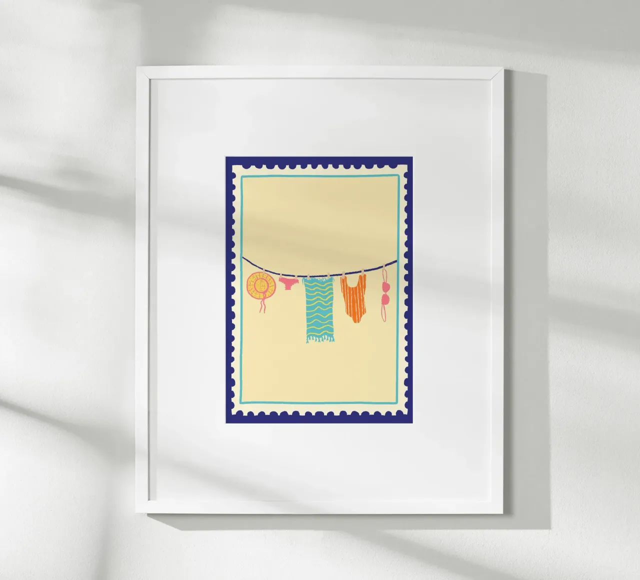 Strandtag poster con telaio in plastica da Studio Dolci