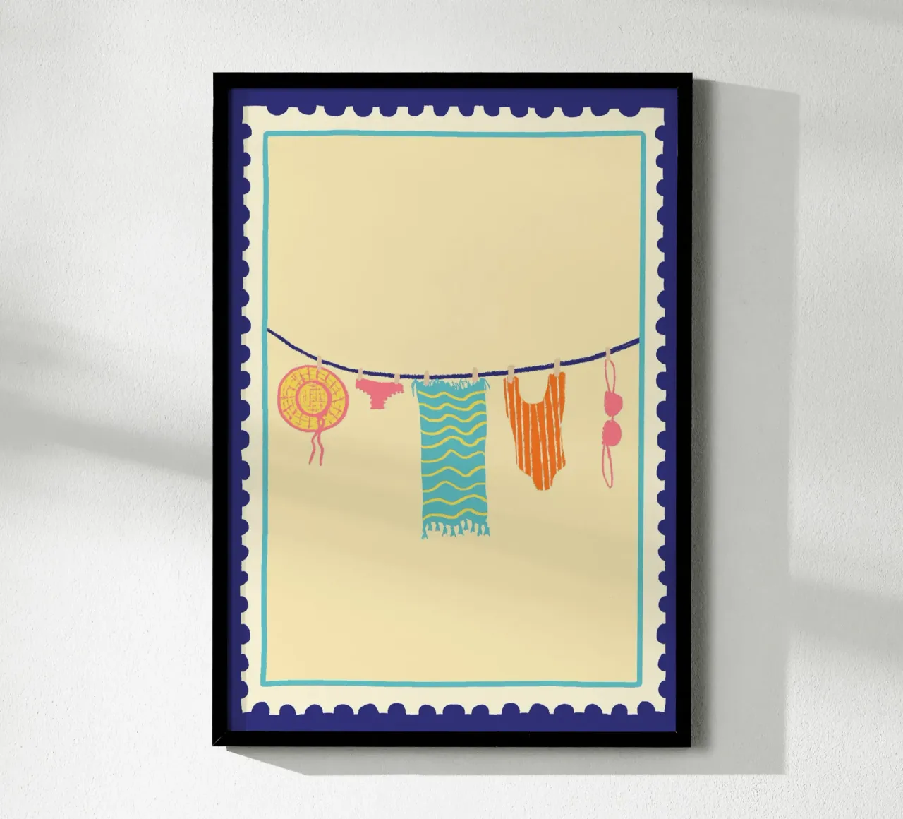 Strandtag poster con telaio in plastica da Studio Dolci