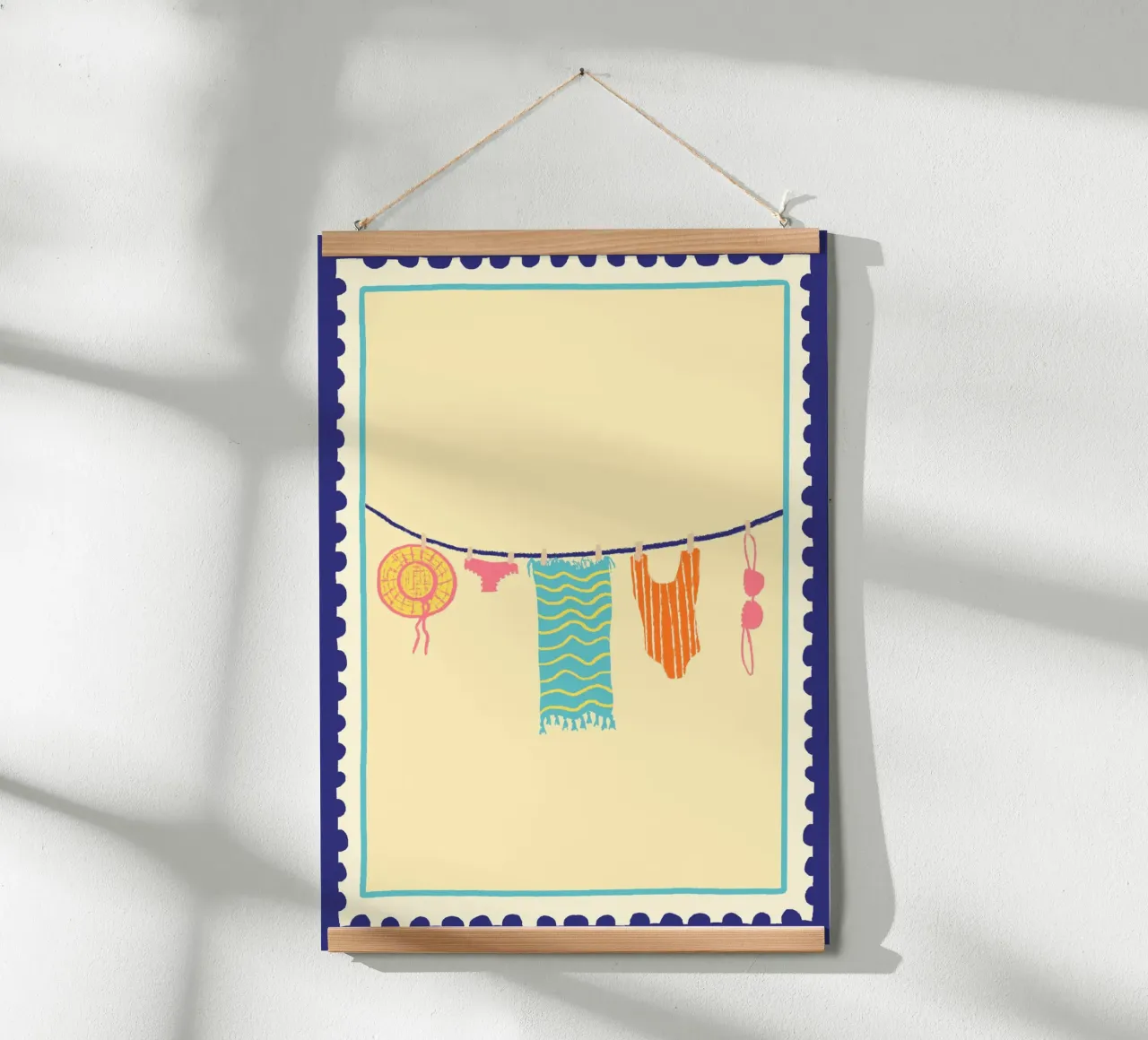 Strandtag poster con telaio in plastica da Studio Dolci