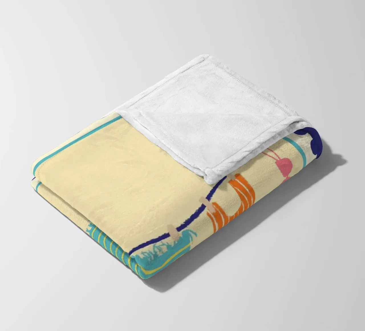 Strandtag fleece blanket by Studio Dolci