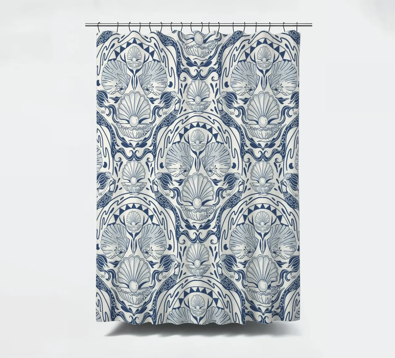 Sirene danzanti e sognanti tenda da doccia da Mitalim Designs